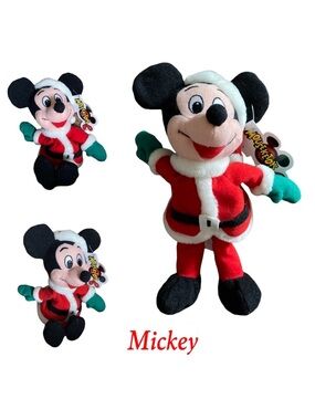 Mickey Mouse Christmas Santa Mini Bean Bag